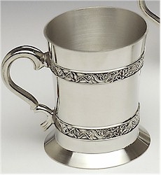 Book of Kells Pewter Strip Tankard