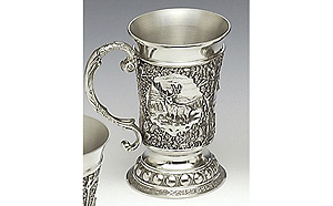 Stag Irish Pewter Tankard