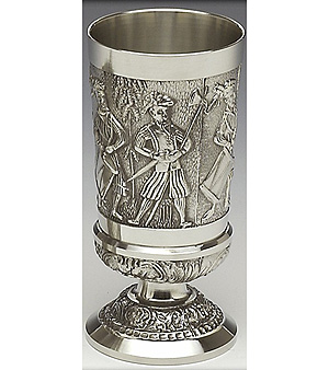 Fighting Irish Pewter Goblet