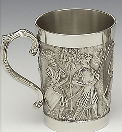 Pewter Tankard Medieval Irish