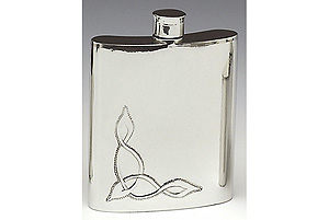 Pewter 6oz Whiskey Flask