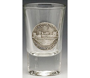 King John Castle Pewter Glass Measure