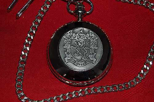 Duffy of Arms Crest Pocket Watch