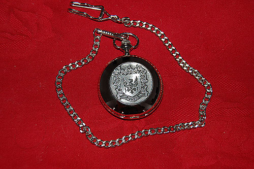 Dunne Coat of Arms Crest Pocket Watch