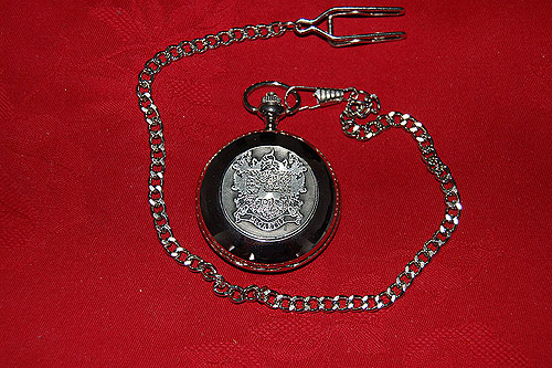 McCarthy Coat of Arms Crest Pocket Watch