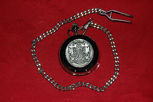 Reilly Coat of Arms Crest Pocket Watch