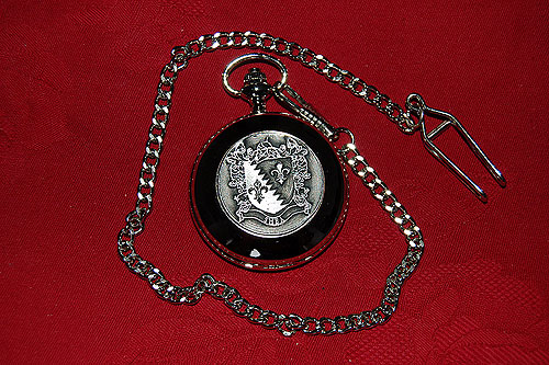 Shea Coat of Arms Crest Pocket Watch