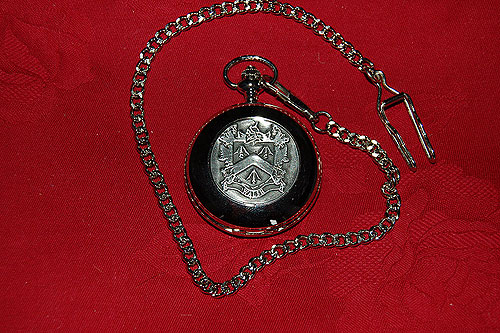 Walsh Coat of Arms Crest Pocket Watch