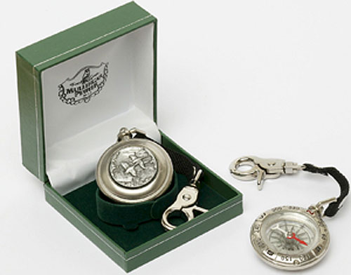 Ducks design Pewter Compass