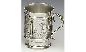 St Patrick Pewter Tankard