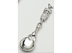 Irish Pewter Egg Spoon