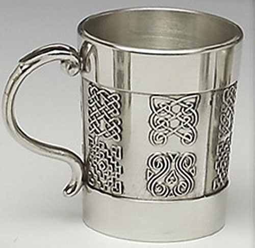 2oz Celtic Whiskey Measure with handle