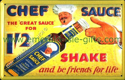 Chef Sauce - Vintage Irish Advert