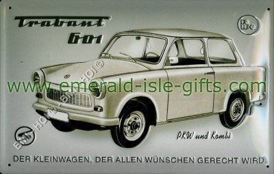 Trabant old German car advertisement