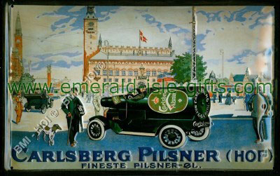 Carlsberg Pilsner classic old advertisement