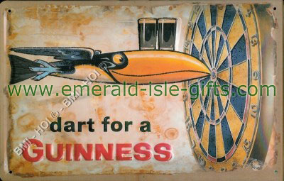 Dart for a Guinness  - classic Guinness ad