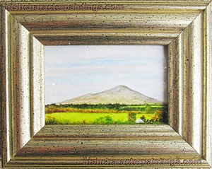 Sugar Loaf, Wicklow, Original Watercolour Miniature