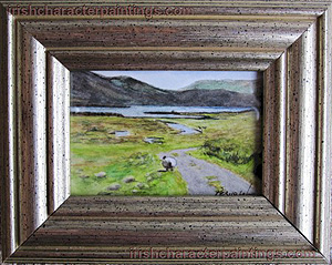 Heading Home - Lovely Irish Miniature Original