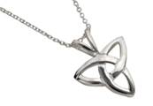 Silver Celtic Pendant Trinity Knot