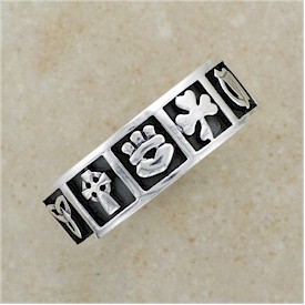 Irish Celtic Classic Irish Symbols Ring