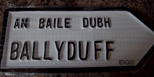 Ballyduff Old Style Road Sign