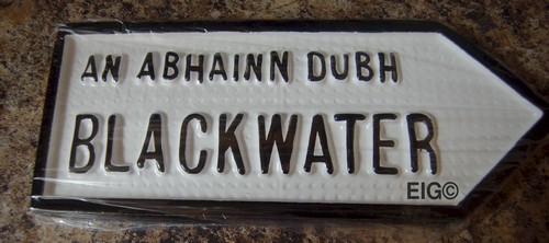 Blackwater Old Style Road Sign