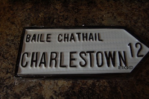 Charlestown Old Style Road Sign