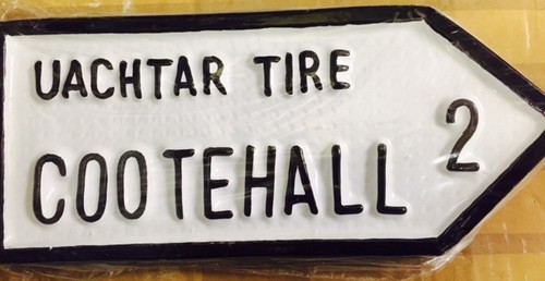 Cootehall Old Style Road Sign