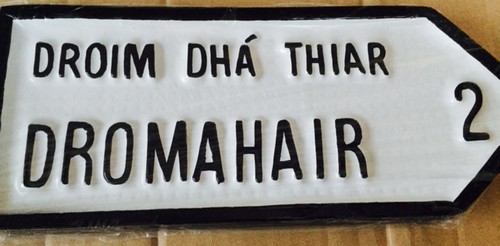 Dromahair Old Style Road Sign