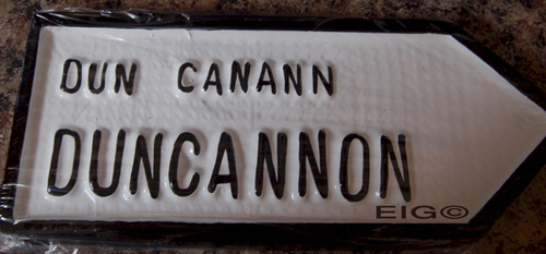 Duncannon Old Style Road Sign