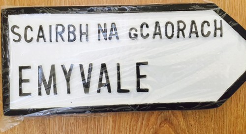 Emyvale Old Style Road Sign