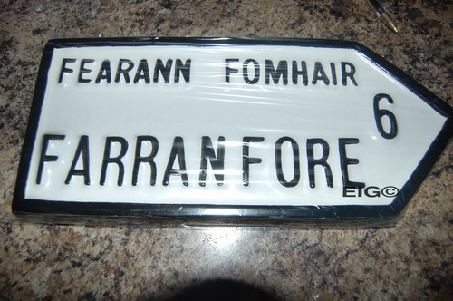 Farranfore Old Style Road Sign