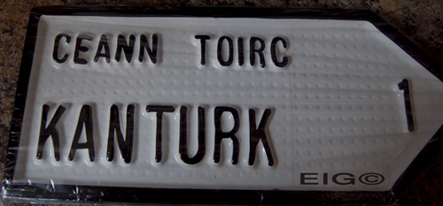 Kanturk Old Style Road Sign