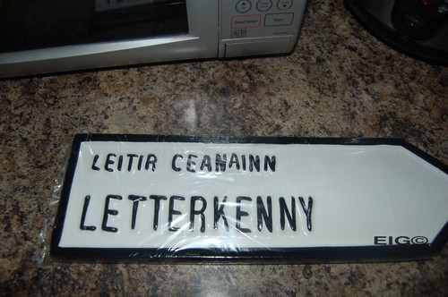 Letterkenny Old Style Road Sign