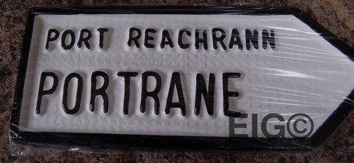 Portrane Old Style Road Sign