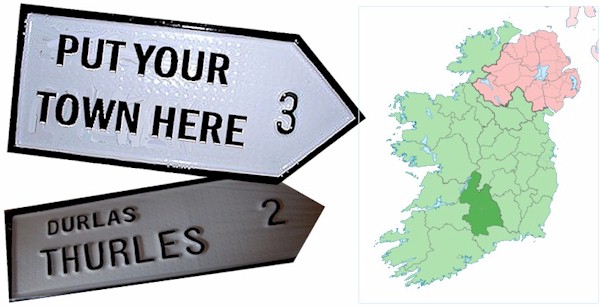 Do we have your South TIPPERARY Town ROAD SIGN?