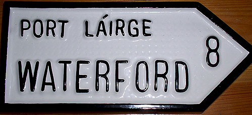 Waterford Road Sign