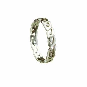 Superb Ladies 10kt white gold Celtic knot Ring