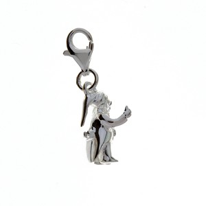 Sterling Silver Leprechaun charm with trigger catch