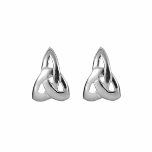 Classic Irish Trinity Knot Stud Earrings