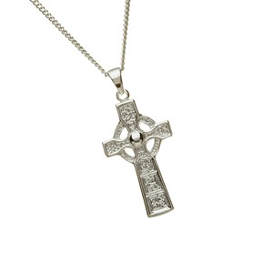 Heavy Replica Silver Duleek Cross Pendant