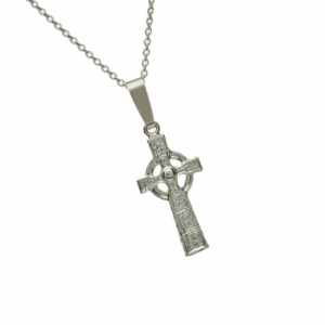 Carandonagh Cross Irish Silver Pendant