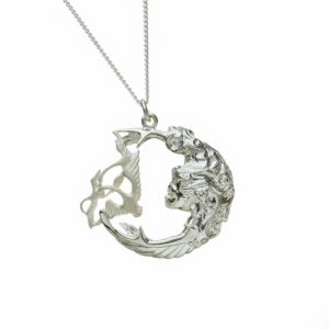 Children of Lir Open Arms Silver Pendant