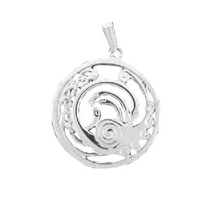 Small Celtic Children of Lir Irish Pendant