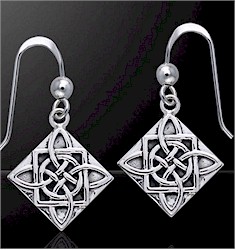 Celtic Silver Earrings