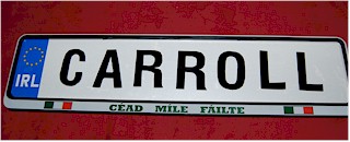 Customized Irish Driving Plates