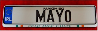 Irish County Driving Plates